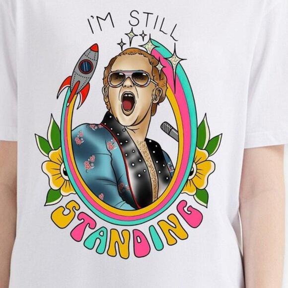 Brooke
B Other - Elton John Im Still Standing Concert Fan Graphic Unisex T-Shirt